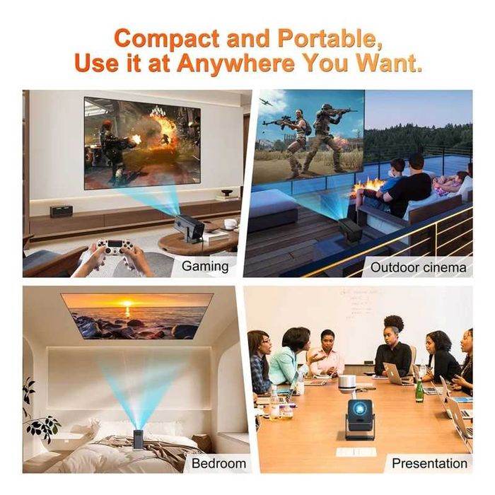 Проектор кінотеатр Xnano HM103-A FullHD 350Lm + все налаштовано + IPTV