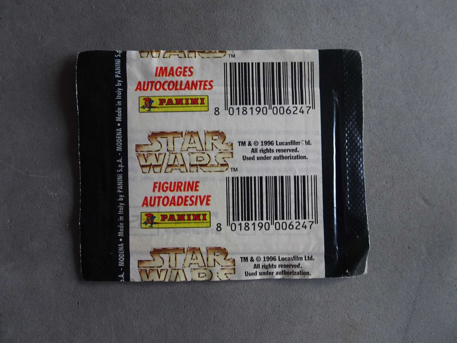Carteira de cromos fechada Star Wars Panini