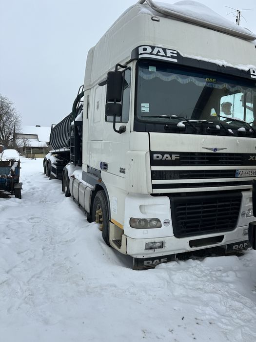 Продаю сцепку ДАФ XF95 та напівпричіп АЦ22 переобладнана на асенізатор