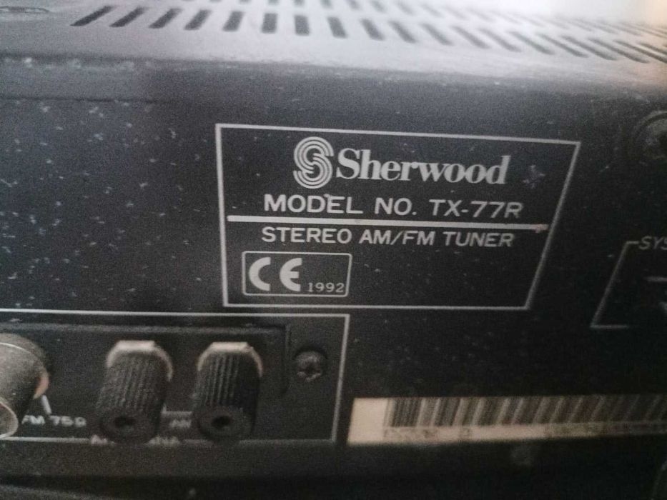 Wieża Sherwood 4 Segmentowa TX-77R CD-77R AX-77R DD-77R Deck Tuner CD