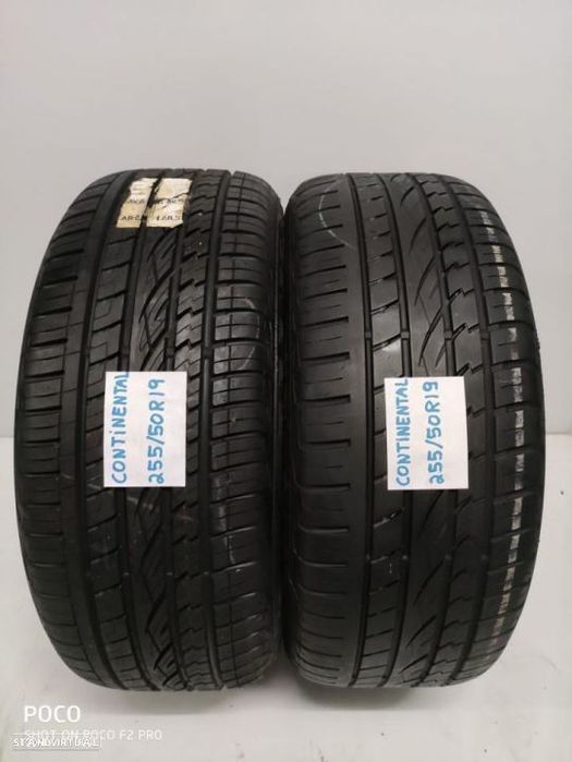 2 pneus 255/50/19 continental - oferta dos portes