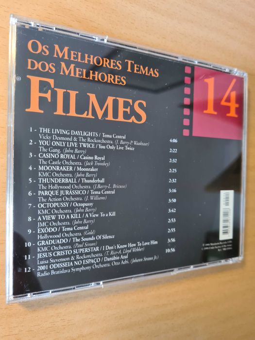 CD audio "Os Melhores Temas dos Melhores Filmes"