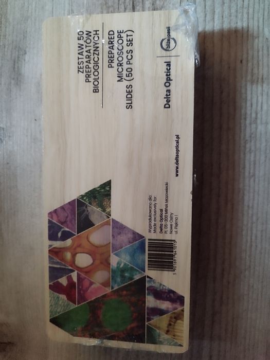 Zestaw 50 preparatów biologicznych marki Delta Optical. Nowe!
