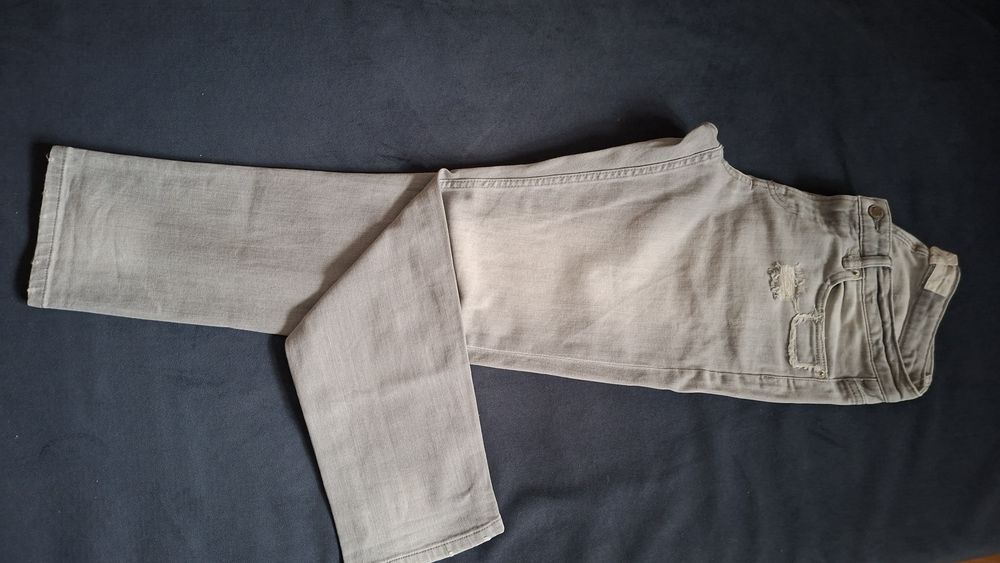 Spodnie jeansowe damskie z H&M