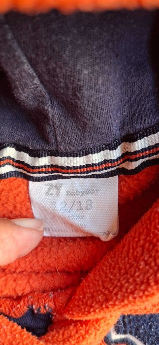 Camisola Capuz Vermelha Zippy 12-18 meses