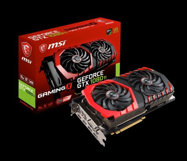 MSI GTX 1080 Ti Gaming X - 11 GB - Legenda! 100% komplet