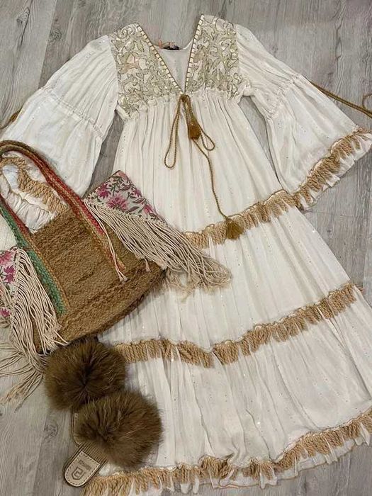 Sukienka maxi w stylu boho