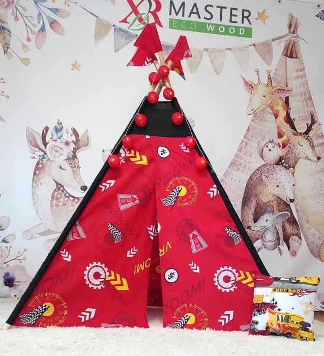 Вігвам дитячий Vroom-vroom (без матрацика)