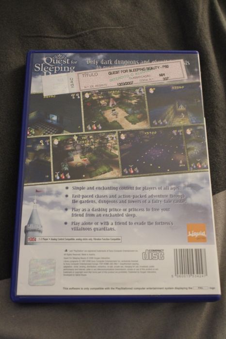 Jogo quest for sleeping beauty ps2