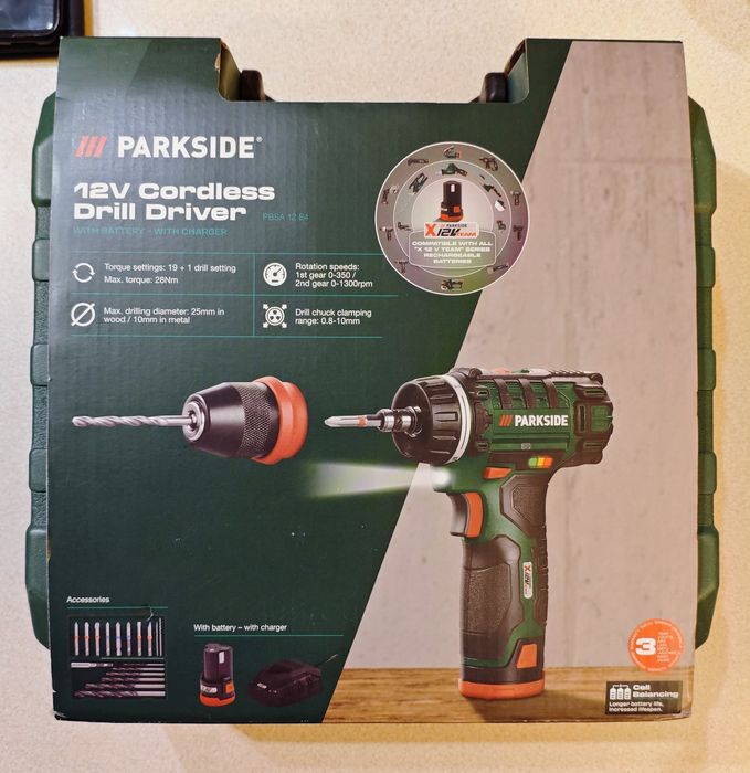 Zestaw startowy PARKSIDE  w walizce z akcesoriami, NOWY!!