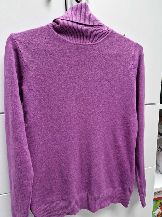 Golfik damski fiolet