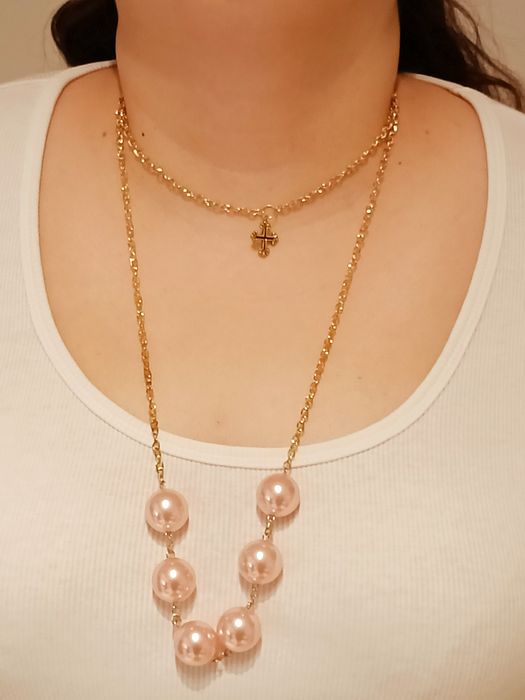 Colar aço dourado único