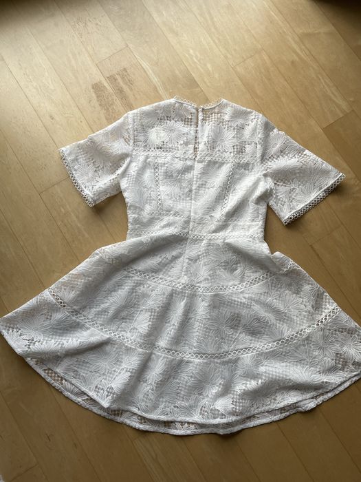 Vestido branco Ted Baker novo tamanho 3
