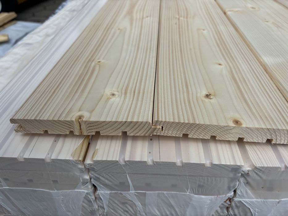 Deska elewacyjna 19mm boazeria szalówka pióro-wpust nadbitka