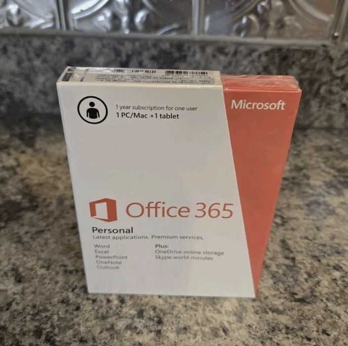 Microsoft Office 365 USB Stick + KEY sticker Personal 1 Year Subscription For Windows & Mac1 PC/Mac