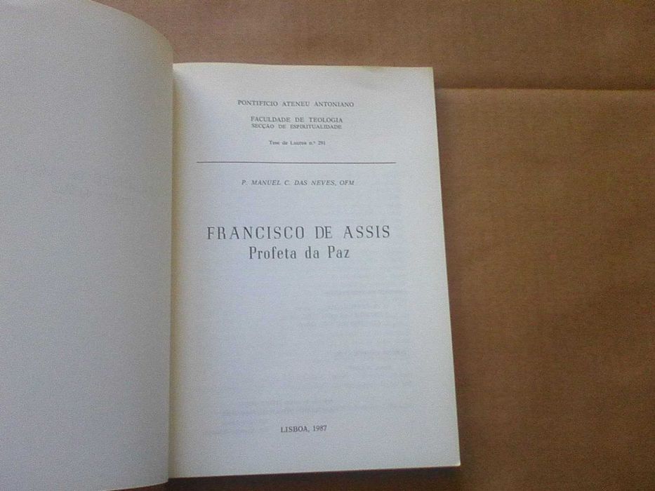 Francisco de Assis profeta da paz