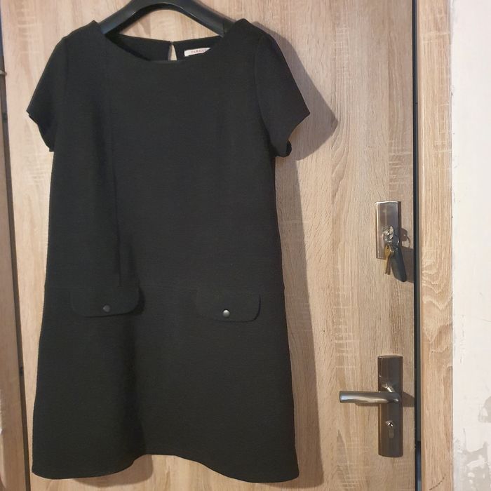 Sukienka tunika camaieu z krótkim rękawem