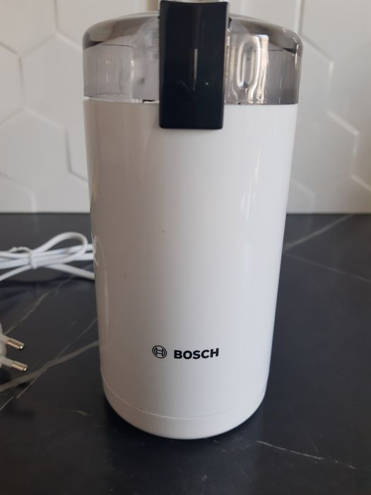 Moulin à Café Bosch Blanc - Broyeur à Lame Inox 75g
