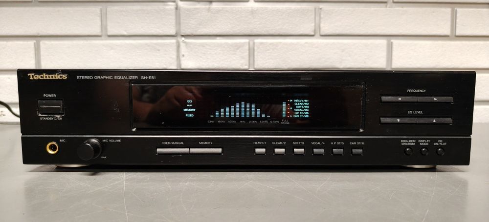 Korektor Equalizer procesor TECHNICS SH-E51.  Japan