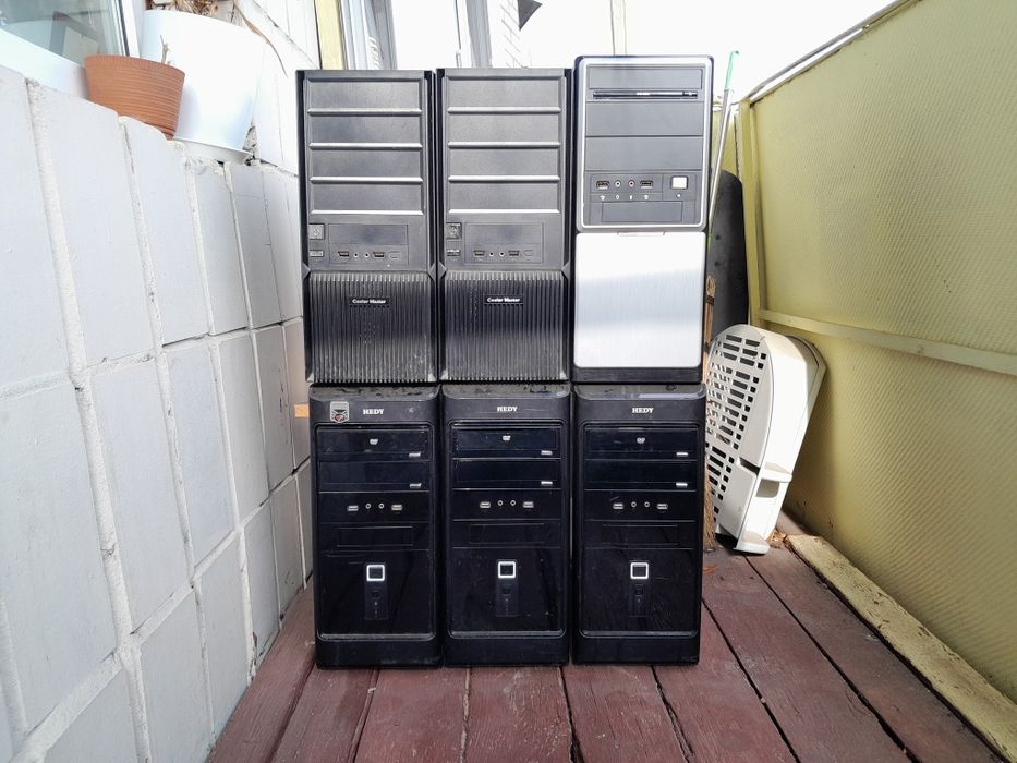 150грн/шт или 600грн за все! Корпуса для ПК (Cooler Master, Hedy, NoName)