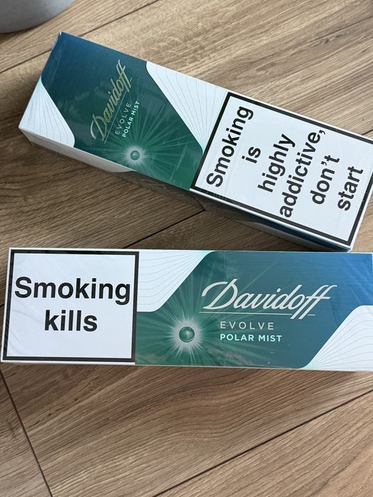 Papierosy smakowe pudelko kolekcjonerskie