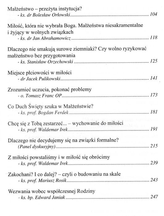 Małżeństwo wolność czy kajdany ? ks. Adam Łuźniak