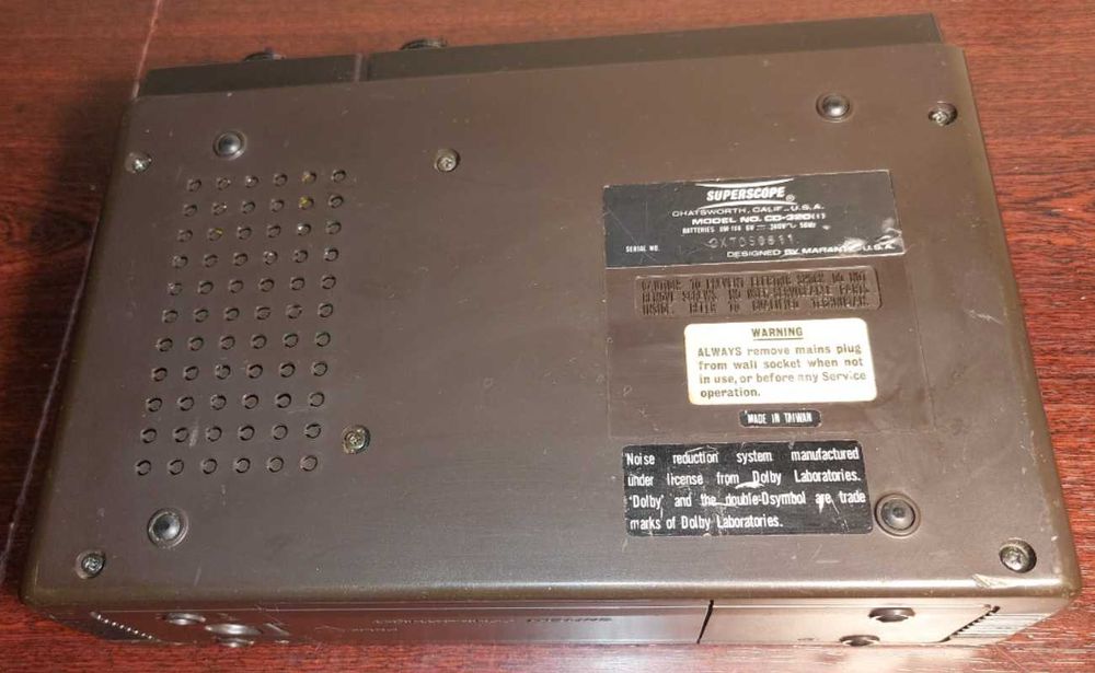 Професійний касетний магнітофон Superscope Marantz CD-320