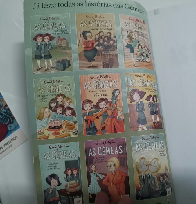 Livro - As gémeas m, o segundo ano em santa clara