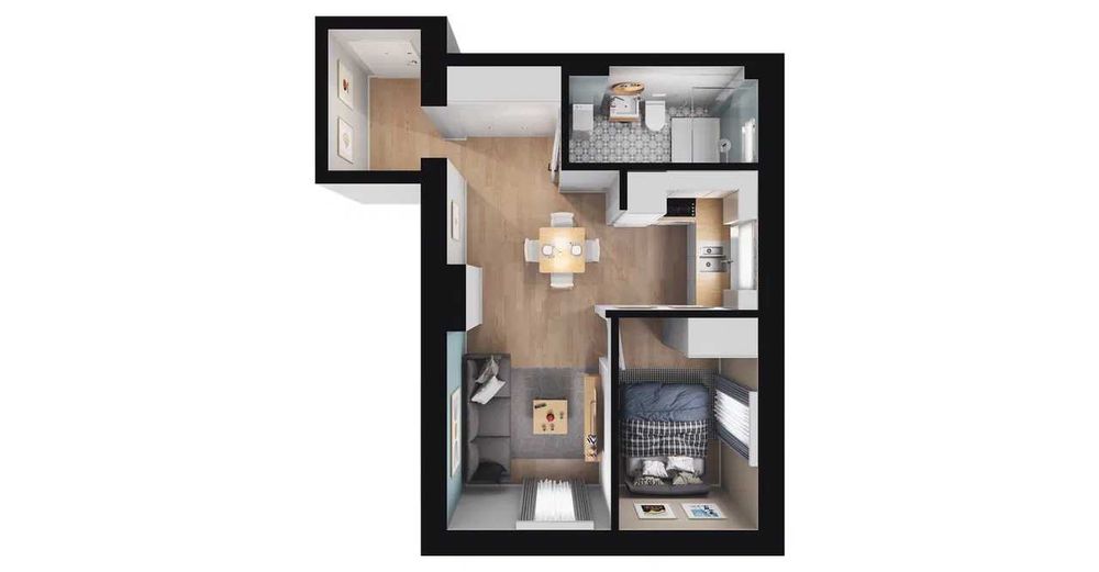 | Передпродаж | 2-кімнатна квартира в Познані M2/P