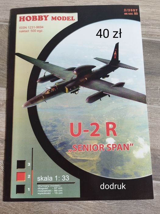 Model kartonowy U-2R Senior Span