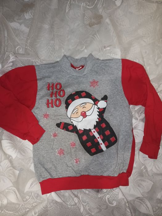 Гольф кофта для девочки новогодняя