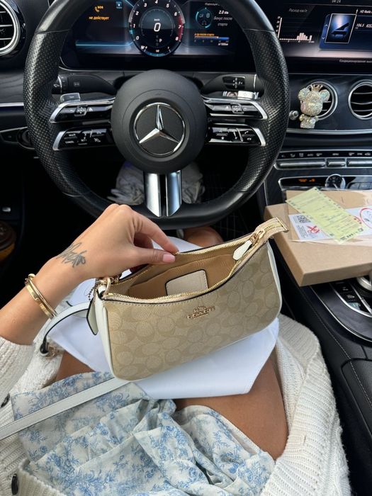 Coach Teri Shoulder Bag In Signature Canvas , жіноча сумочка  , сумка