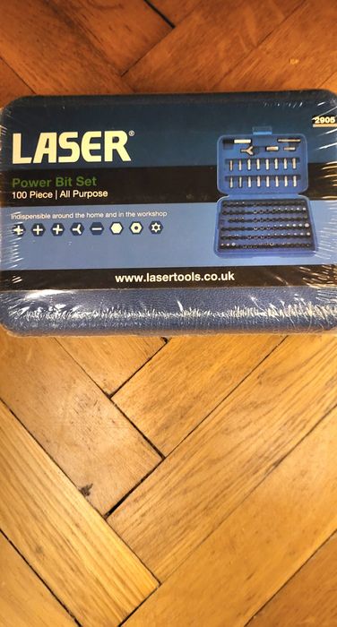 LASER Bity do wkretarki/wiertarki, zestaw 100 bitow.