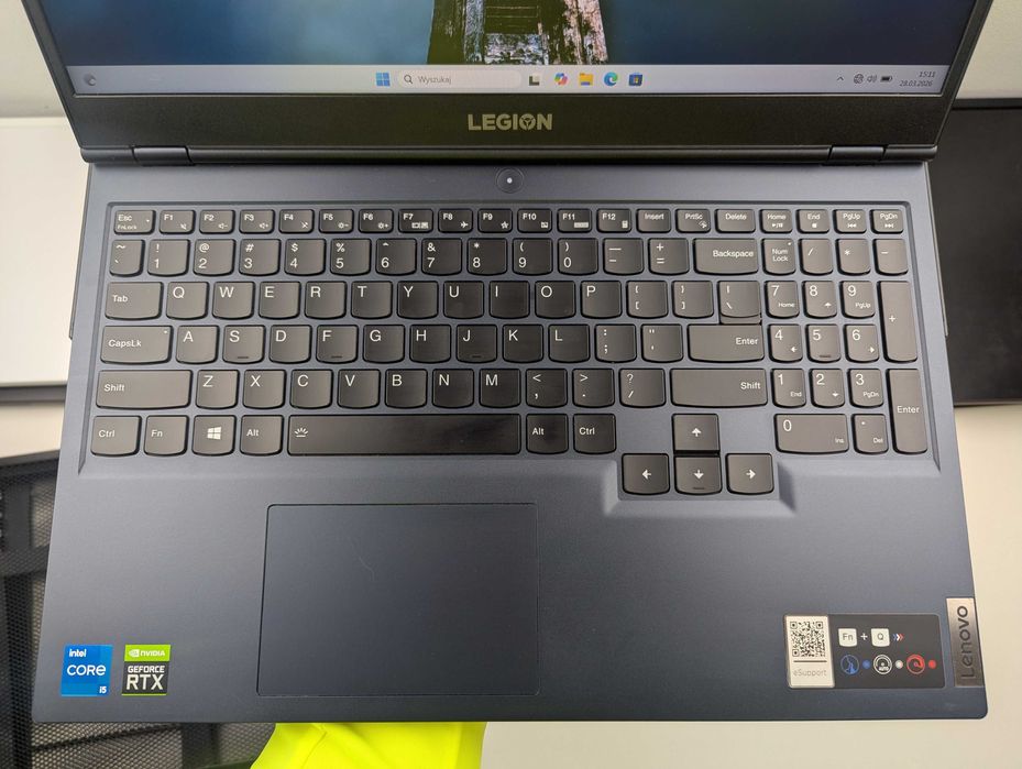 LAPTOP GAMINGOWY Lenovo Legion 5 RTX 3050 i5-11400H 165 hz