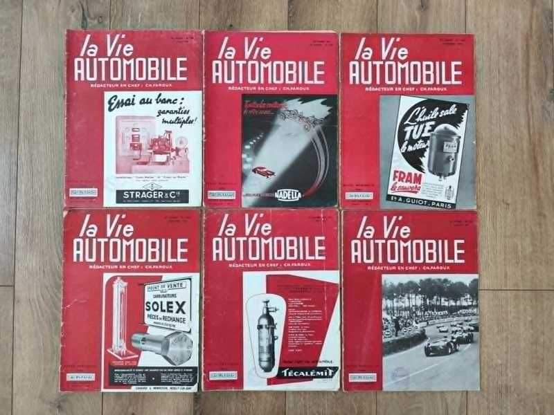 Czasopismo La Vie Automobile 1954