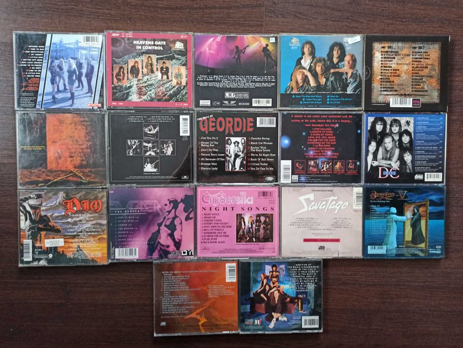 Płyty CD heavy metal,AOR,glam.First press,rare.King Diamond,Risk,Aria