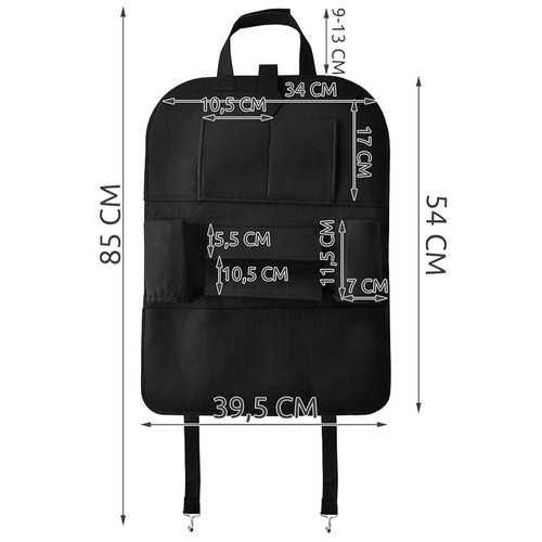 Organizer na fotel samochodowy DO AUTA OCHRANIACZ do samochodu osłona