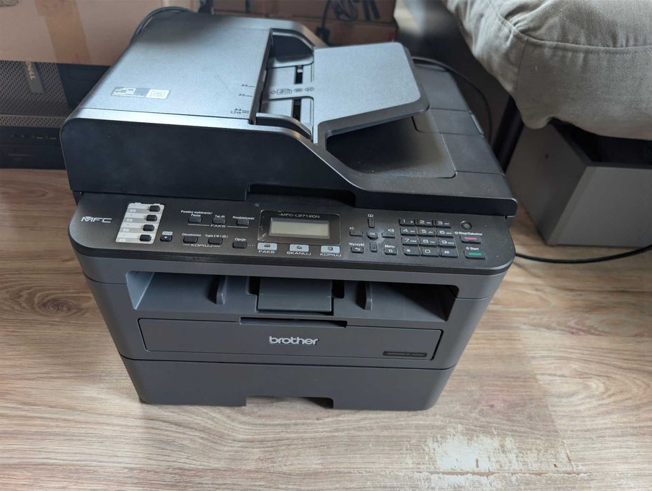 Drukarka laserowa Brother MFC-L2710DN | Duplex | LAN | ADF | Skaner | Toner 90%
