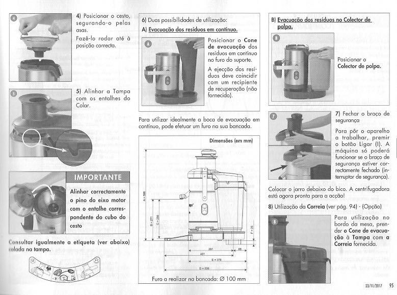 CENTRÍFUGA ROBOT COUPE J100 ULTRA INDUSTRIAL