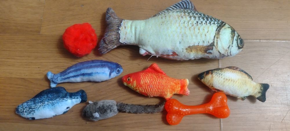 Zestaw zabawek dla kota/psa