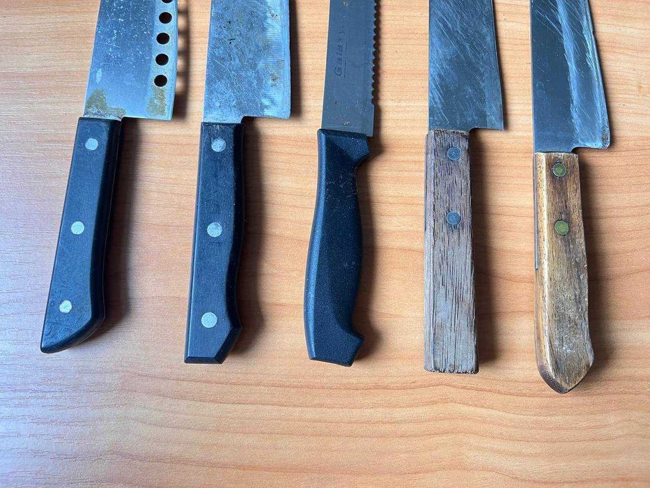 Набор из 5 кухонных ножей привезенных из Японии