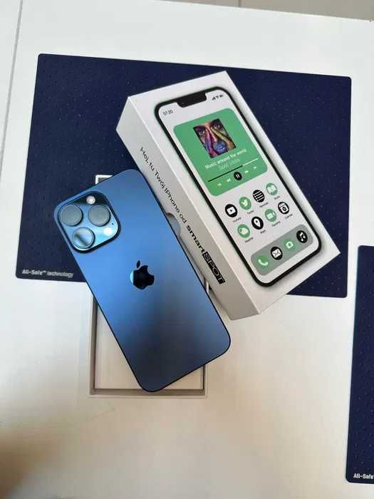 iPhone 15 Pro 128 GB Blue Titanium | jak nowy | gwarancja 2l. | raty 0