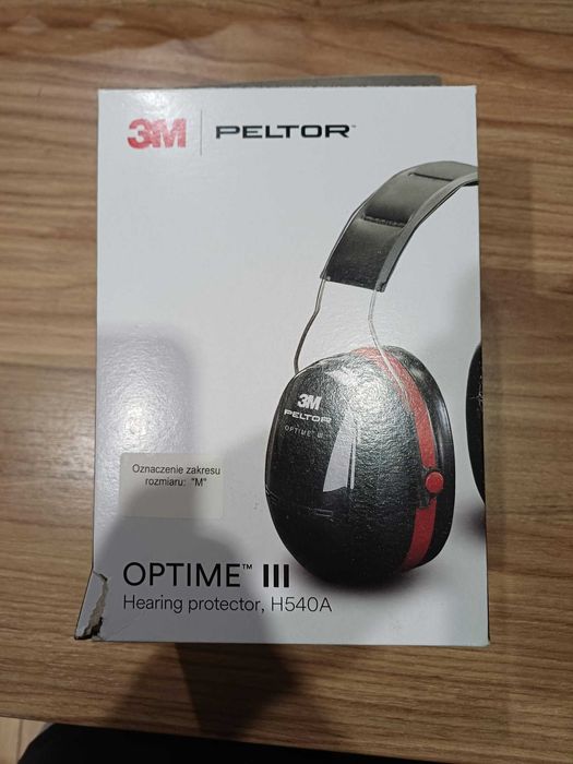 Nowe nauszniki przeciwhałasowe 3M Peltor Optime III H540A