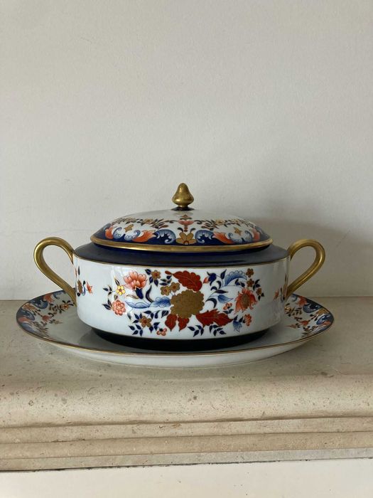 Travessa e Terrina Pintada à mão