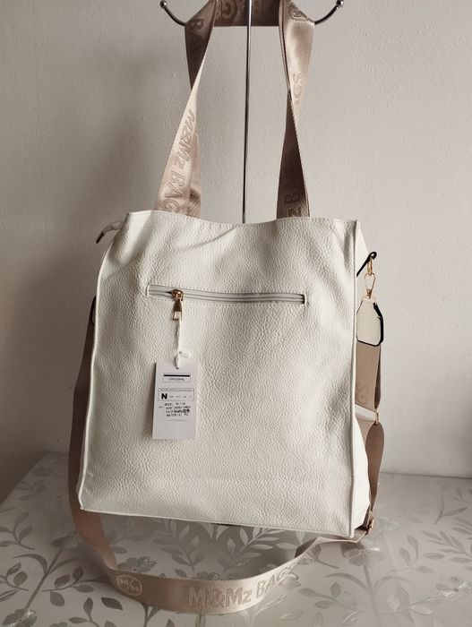 Nowa duża torebka firmy MBAGS Biała