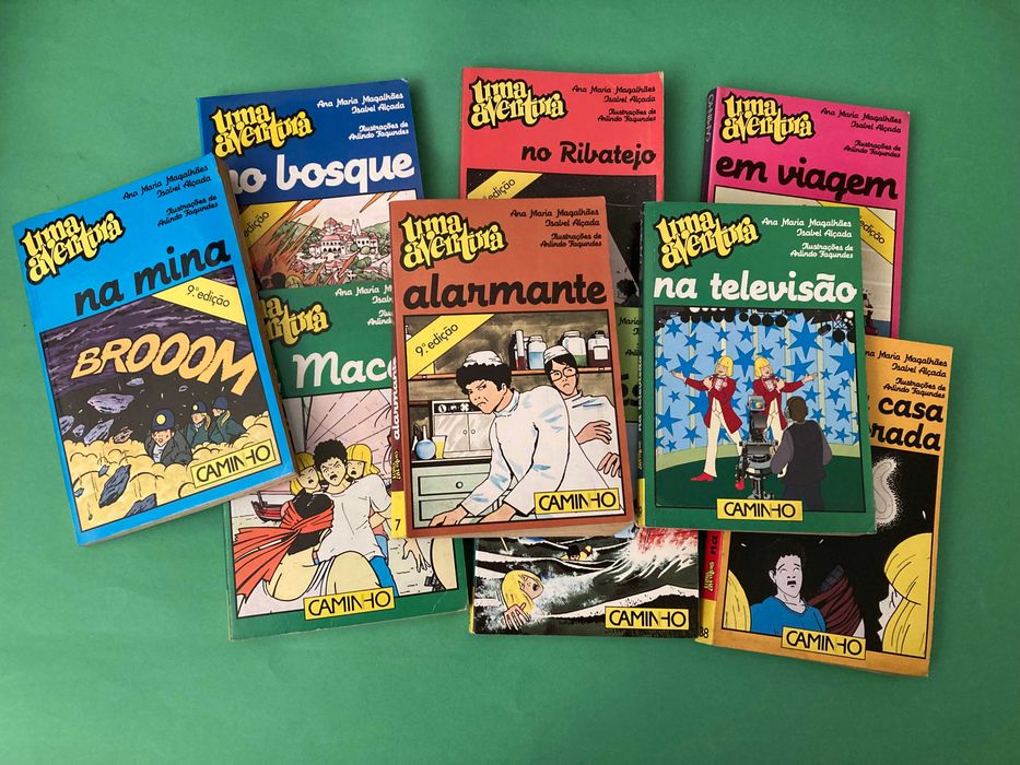 Lote de 9 Livros da Colecção Uma Aventura Caminho