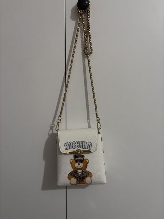 Torebka biala moschino