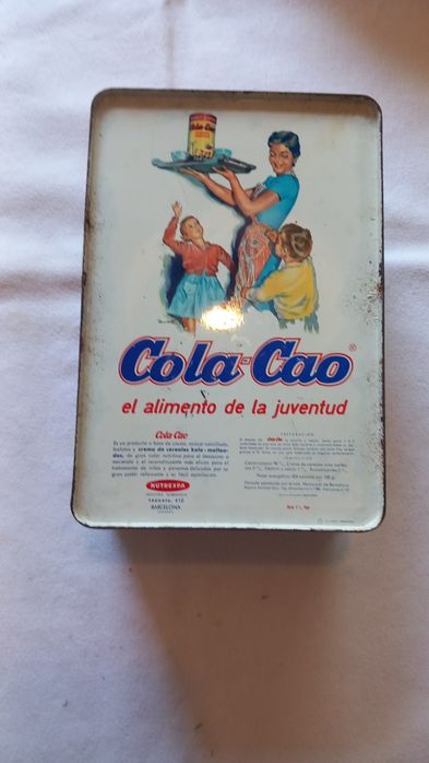 Lata vintage de Cola Cao anos 60 ou 70
