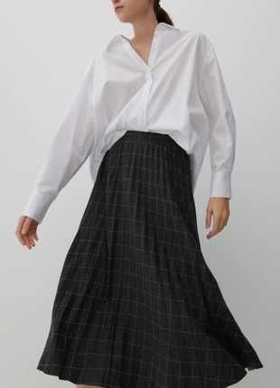 Спідниця Reserved клітинка міді осінь єврозима