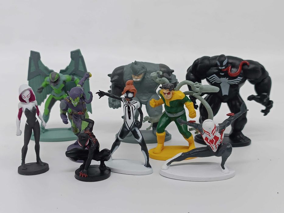 Zestaw minifigurek Marvel superbohaterowie Spiderman Spider Man Venom, Green Goblin Doc Ock.